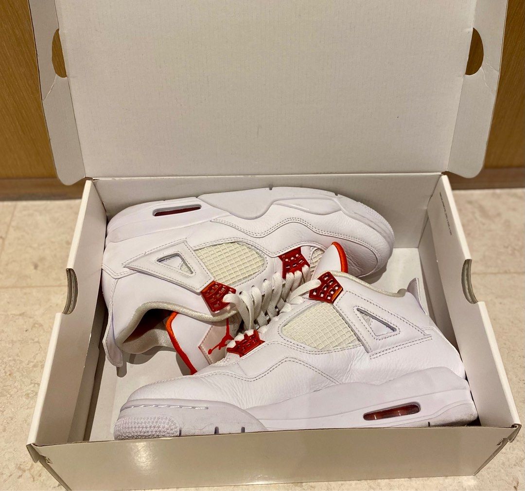 retro 4 metallic orange