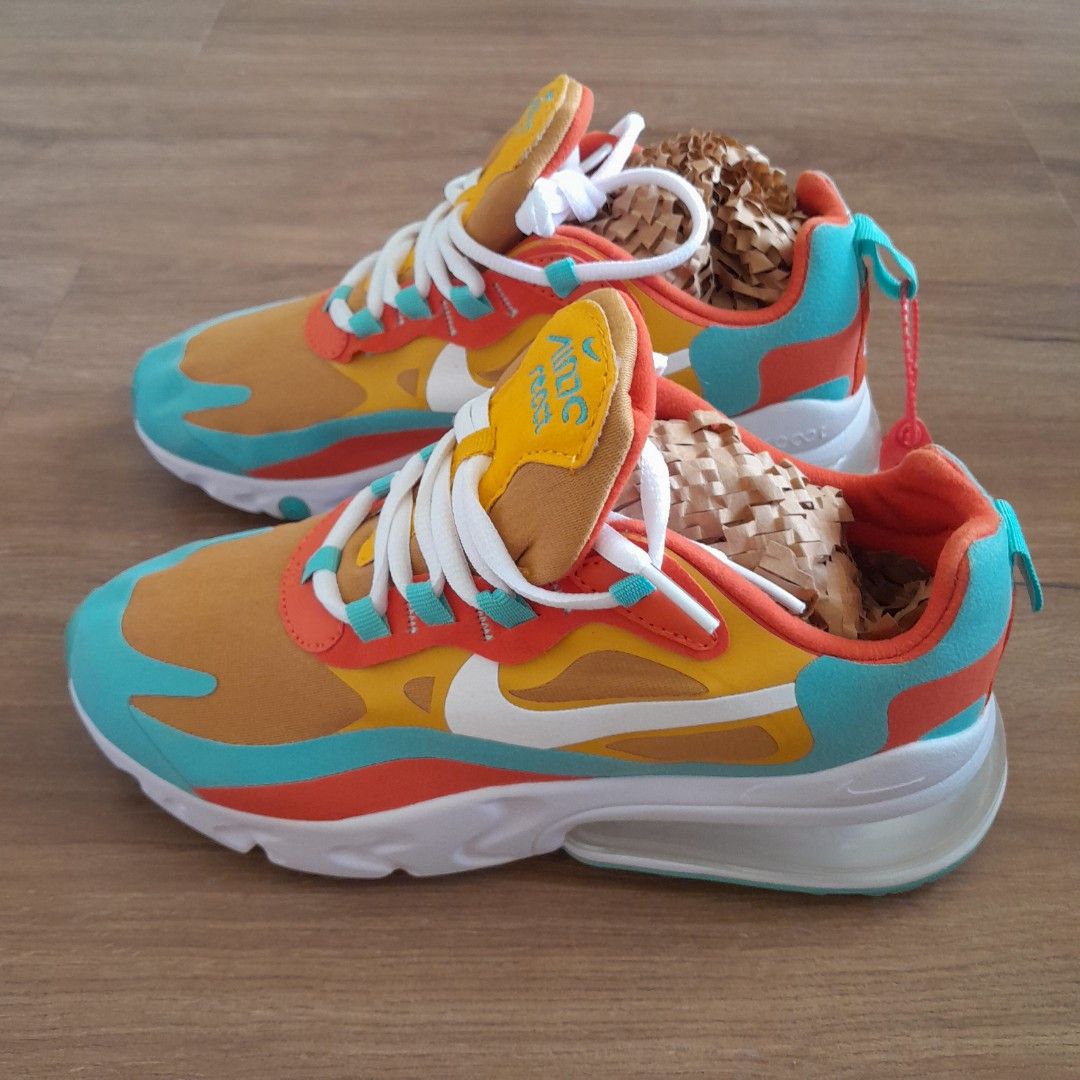 Nike Air Max 270 React (Category: Sneakers) located in Pasig City. Submitted by love_bargains (Listing ID 1083984316, Image 1). Description: Original Nike Made in Vietnam Factory surplus, no box.