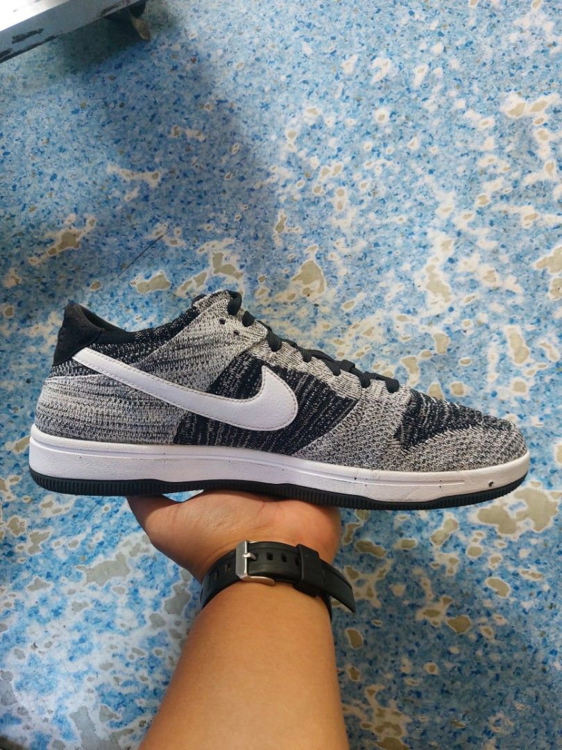 Nike dunk low flyknit oreo clearance