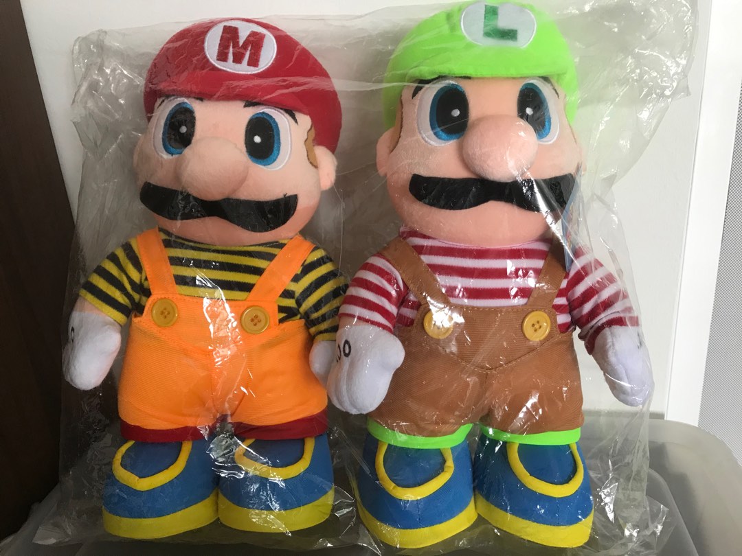 Rare Mario And Luigi Plush Rare Pair Of Mario Brothers Plush
