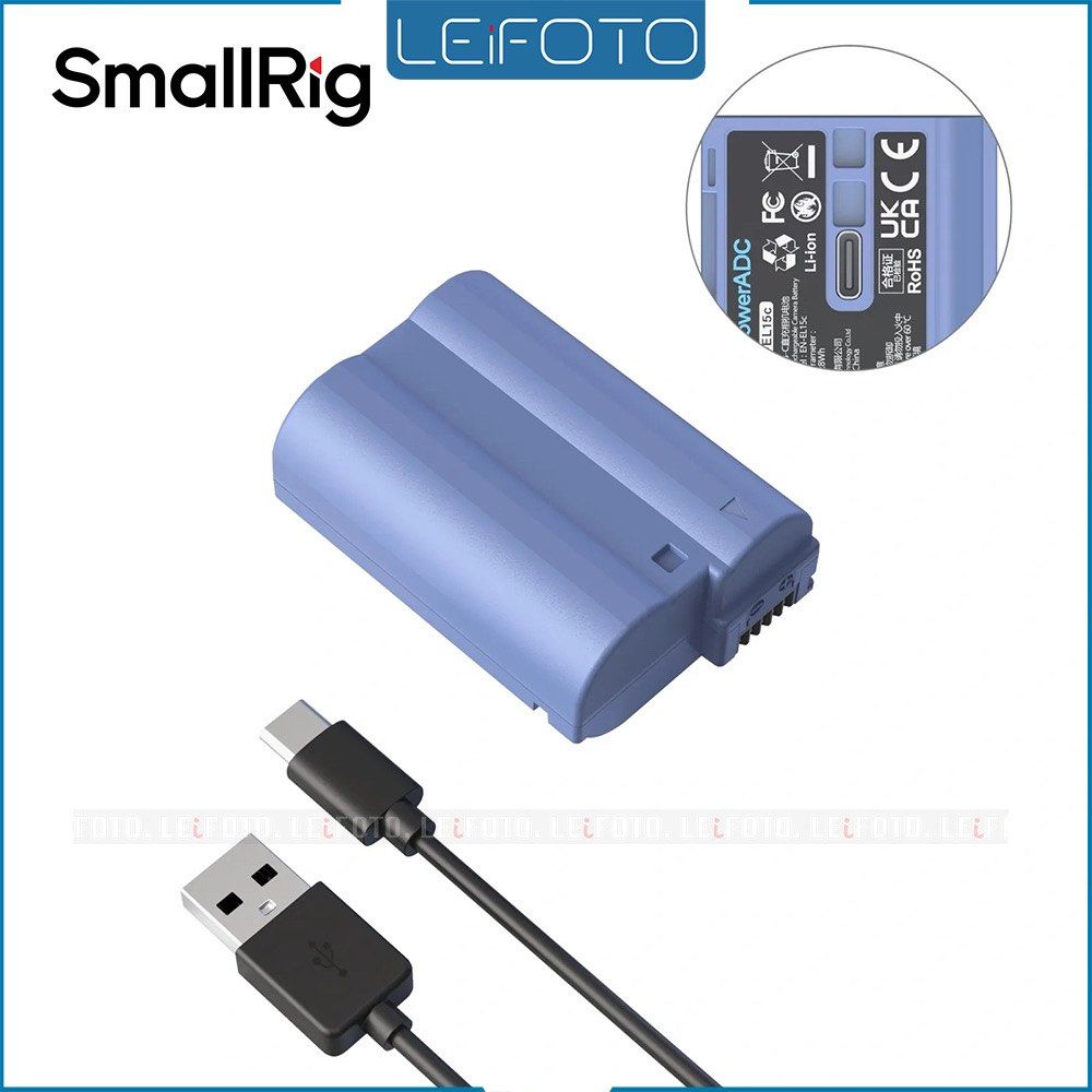SmallRig EN-EL15c USB-C Rechargeable Camera Battery 4332,496662863065764226110