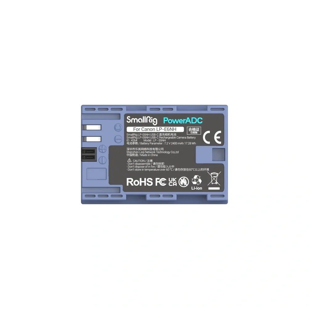 SmallRig LP-E6NH USB-C Rechargeable Camera Battery 496862863065719937113