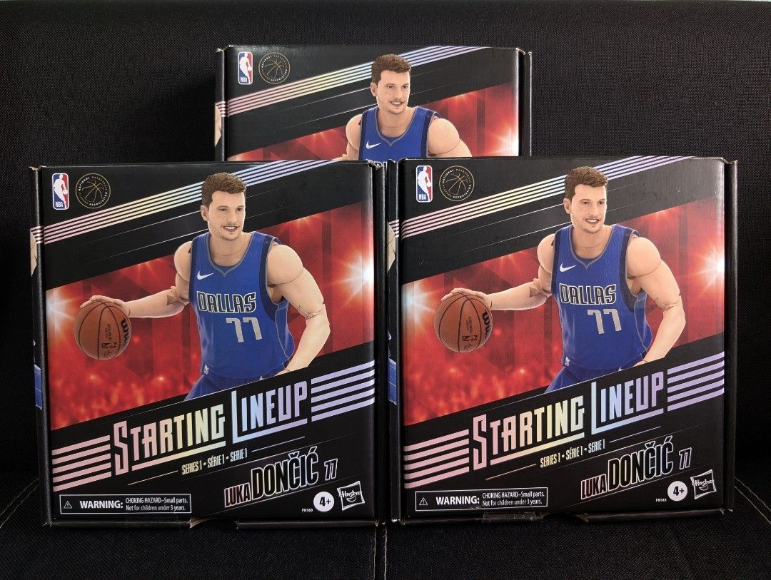 Starting Lineup NBA Luka Doncic Series 1 (Category: Figurines & Statues) located in Mandaluyong City. Submitted by 4bma_toys (Listing ID 1312226582, Image 1). Description: Staring Lineup Series 1 All sealed: ✓Luka Doncic - 1700 each ✓LeBron James - 1700 ech ✓Ja Morant - 1700 each ✓Joel Embiid - 1500 each ✓Trae Young - 1400 each Mode of Payment: BDO, BPI, or Gcash Note: 3 days reservation only. (Unless paid in full) Can be delivered thru: -Lalamov