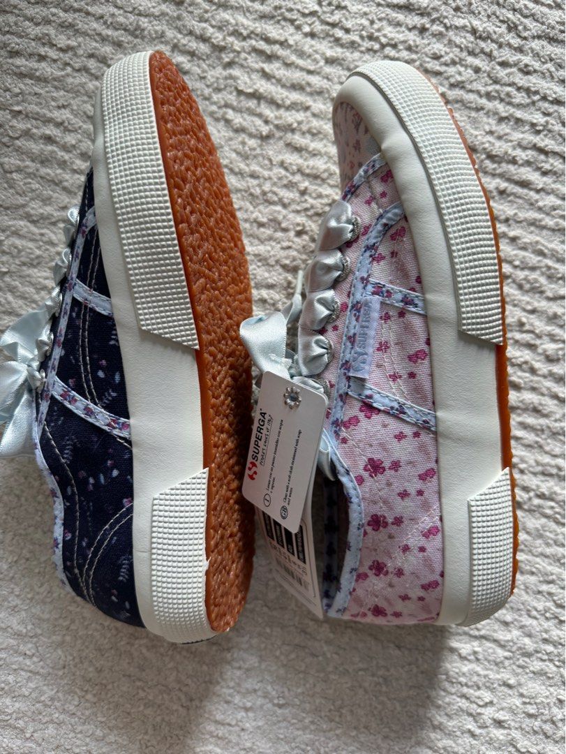Superga Flowerspatch work Women s Fashion Footwear Sneakers on Carousell