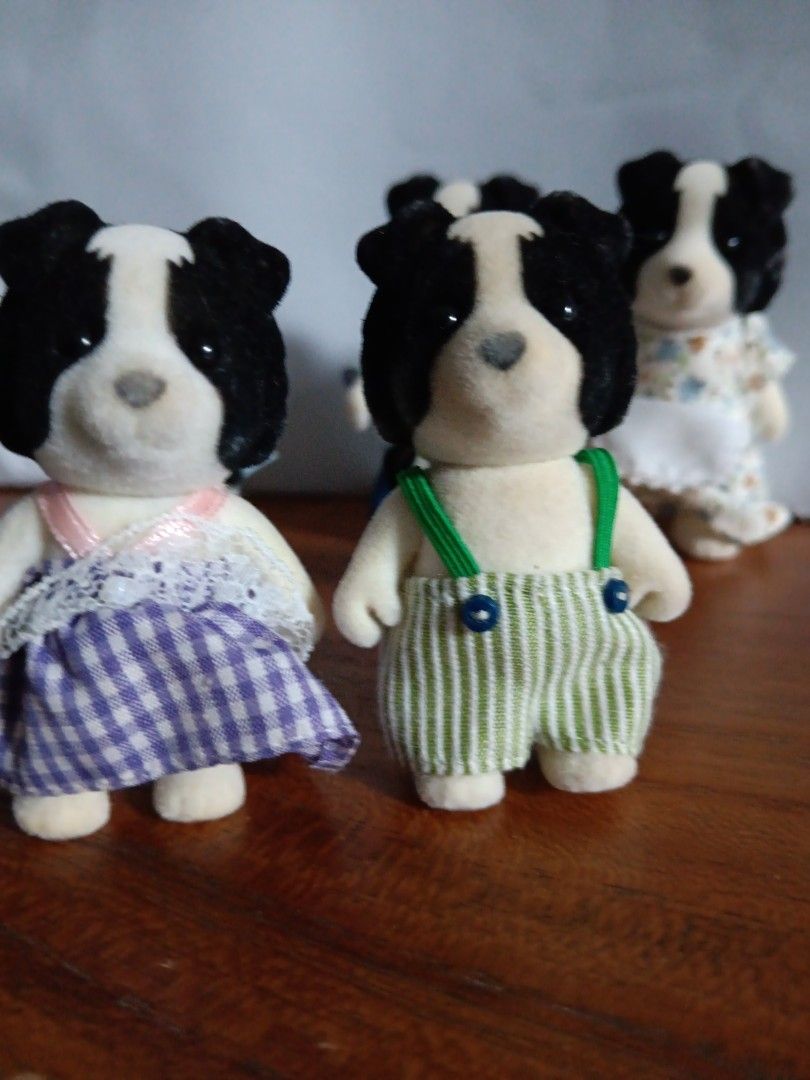 Sylvanian families border collie grip hands Hobbies Toys Toys Games on Carousell