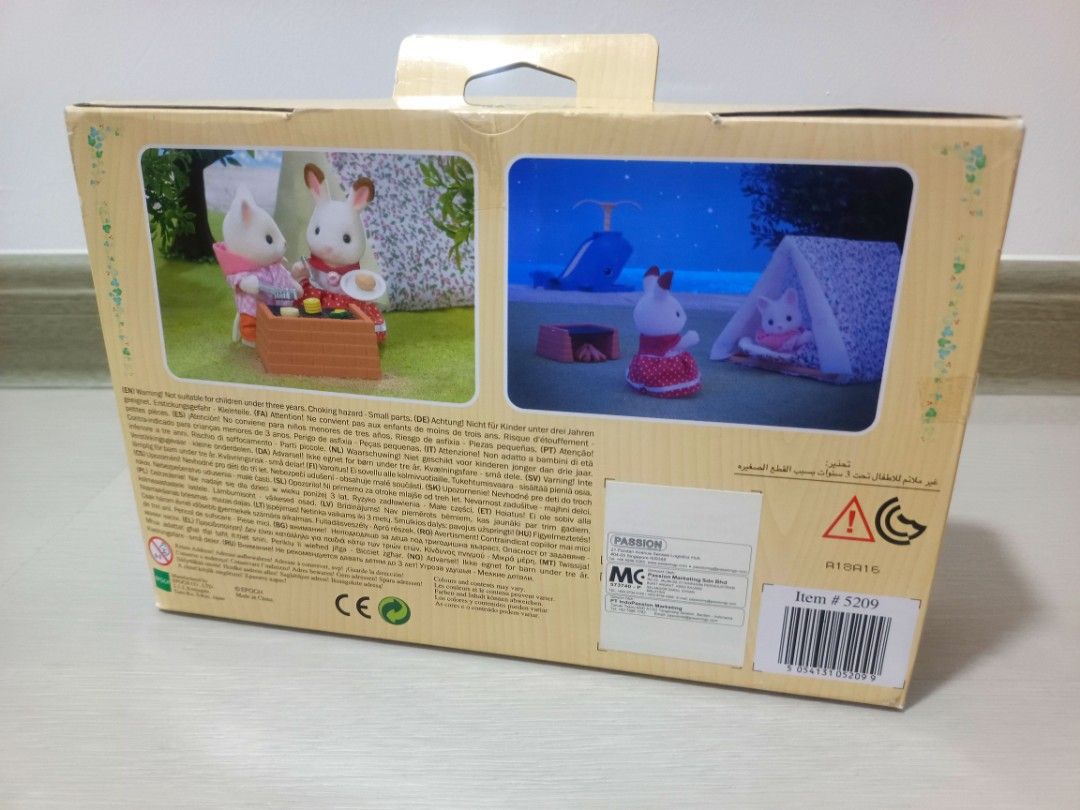 Seaside camping set sylvanian families store