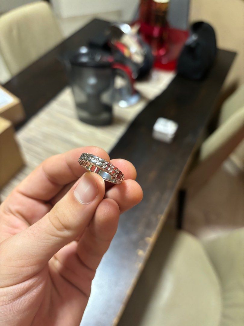 Versace logo ring new arrivals