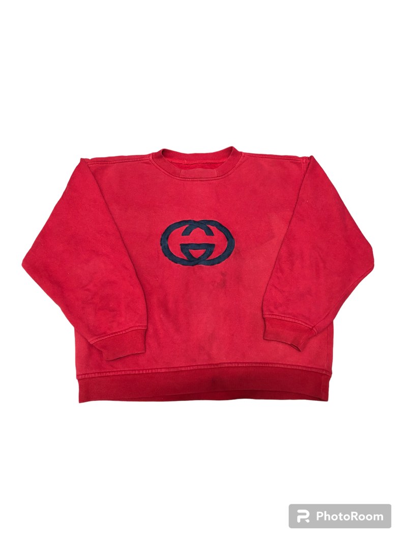 Vintage Gucci Authentic Gucci Sweatshirt Logo Sulam