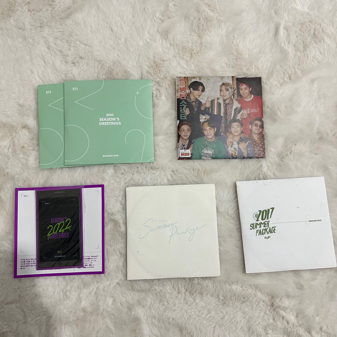 wts bts seasons greetings summer package digipak dvd, Hobbies 