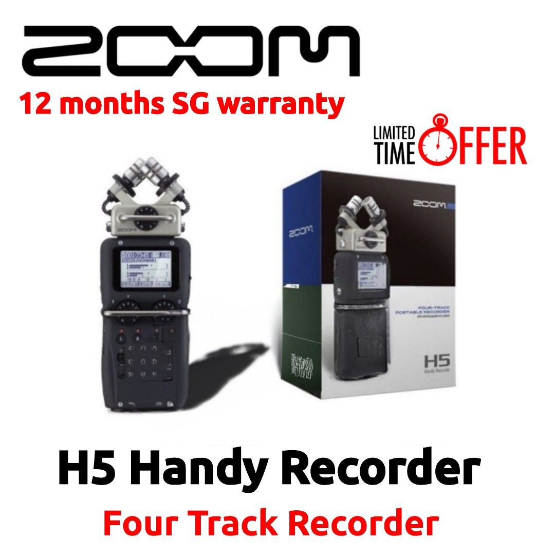 ZOOM H5 Handy 4 Track Recorder632350588263691122
