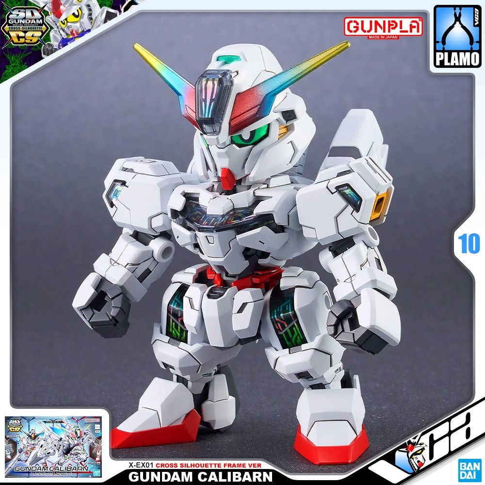 ⭐️ BANDAI GUNPLA SD CROSS SILHOUETTE SDCS GUNDAM CALIBARN MOBILE SUIT THE WITCH FROM MERCURY PLASTIC MODEL ACTION FIGURE KIT TOY VCAGUNDAM SINGAPORE (Category: Gundam Model Kits) located in Singapore. Submitted by vcagundam.sg (Listing ID 1272680317, Image 3). Description: ⭐️ SDCS | GUNDAM CALIBARN 🌐𝗪𝗘𝗕𝗟𝗜𝗡𝗞 https://v.vcagundam.sg/2k25yE 🤖𝗛𝗘𝗔𝗗 𝗛𝗘𝗜𝗚𝗛𝗧 : 8/10cm 📝𝗧𝗬𝗣𝗘 : PLASTIC MODEL KIT The Gundam Calibarn from "Mobile Suit G