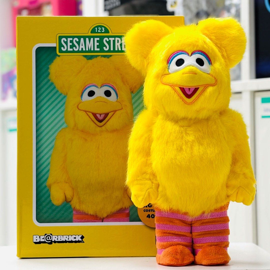 未開封Bearbrick 400% BIG BIRD Costume 芝麻街全新現貨, 興趣及