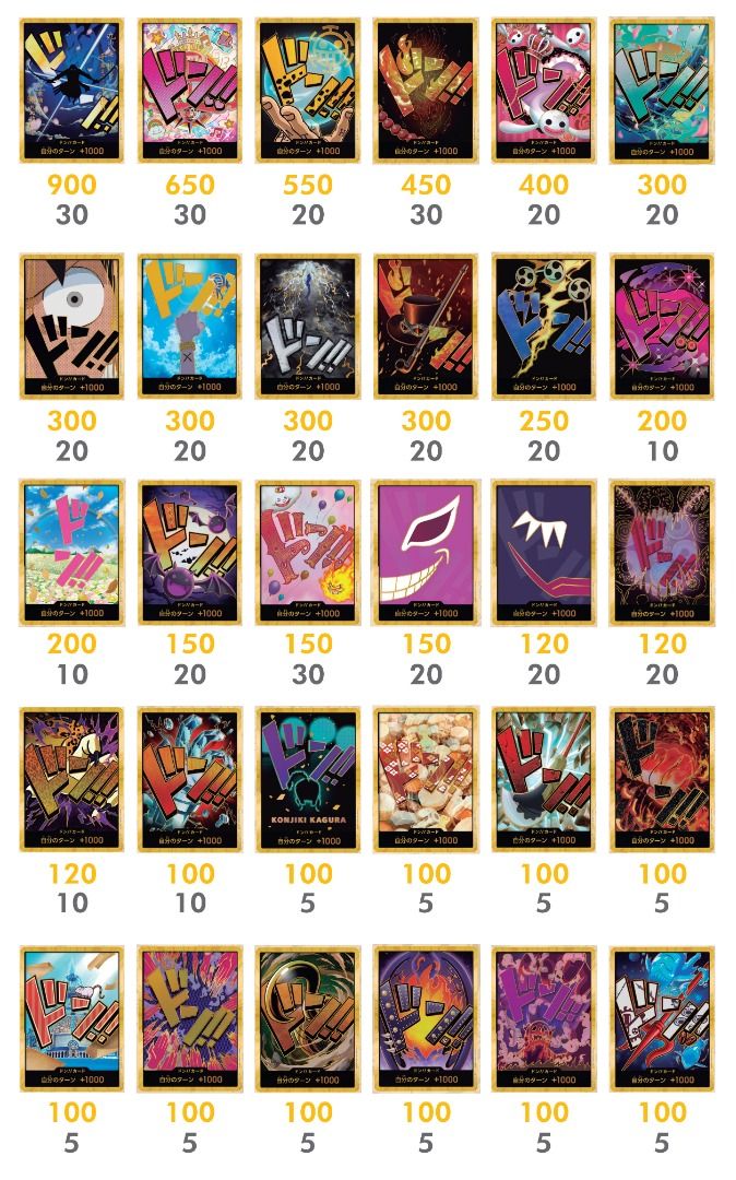 One piece card game PRB 01 don card optcg opcg prb-01, ,  & - Carousell