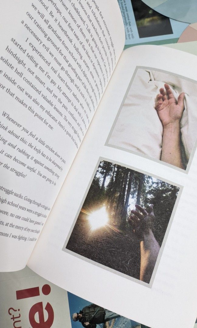 A Work in Progress by Connor Franta (Category: Storybooks) located in Davao. Submitted by nerdnonymous (Listing ID 1317218191, Image 3). Description: - decluttering - almost the same condition as when i bought it - only started foxing at the top and the first page - has 2 tears at the front of the page when i bought it, i used tape to secure the tear - only has writing on the title page (date bought etc.) - w/ freebie.