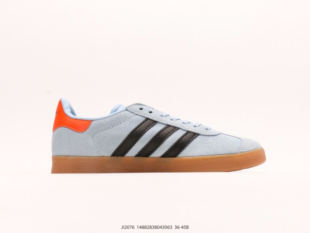 Adidas Gazelle Clear Sky Core Black shoes us 5 - us 11, Women's Fashion,  Footwear, Sneakers on Carousell