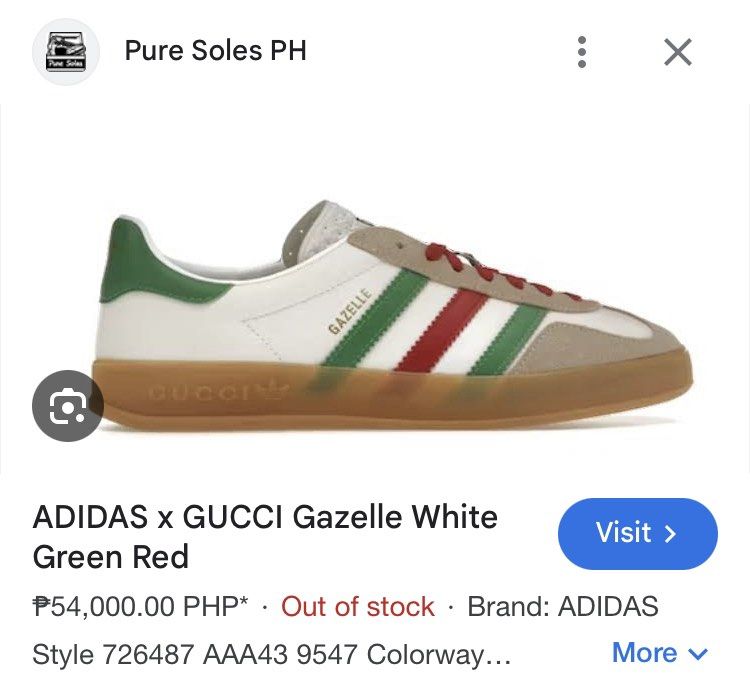 adidas gazelle silver green womens Adidas x Gucci Gazelle Green US8 – Curated by Charbel