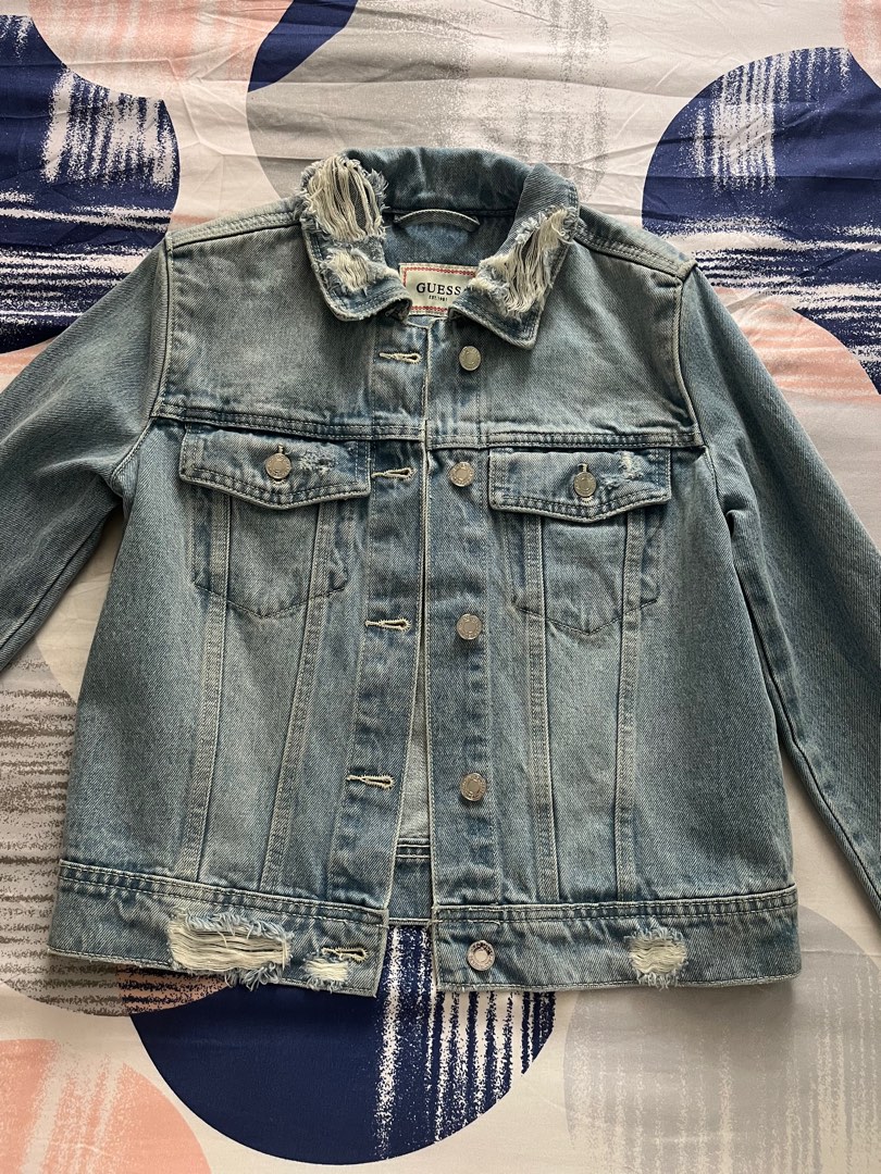 Guess trucker jacket shop
