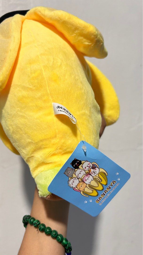 Bananya Black Banana Cat Plush Stuffed Toy Hobbies Toys Toys Games on Carousell