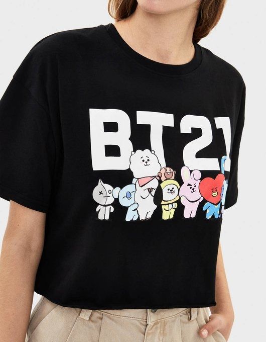 Pull bt21 bershka on sale