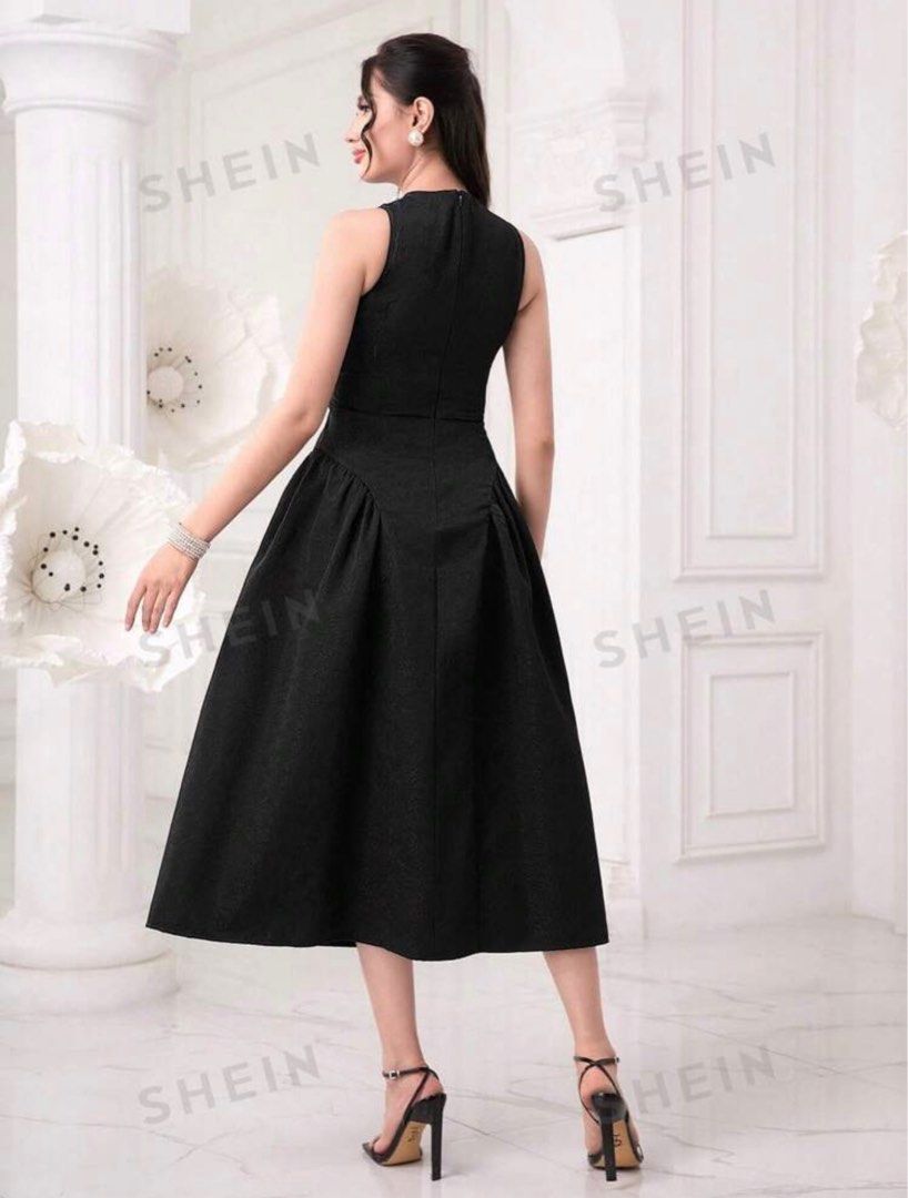 Black formal dress gown debut wedding party birthday Women s Fashion Dresses Sets Evening dresses gowns on Carousell