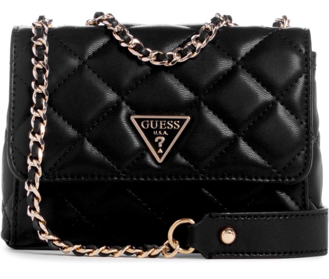 Brand New Guess Tali Mini Convertible Crossbody Flap, Luxury, Bags