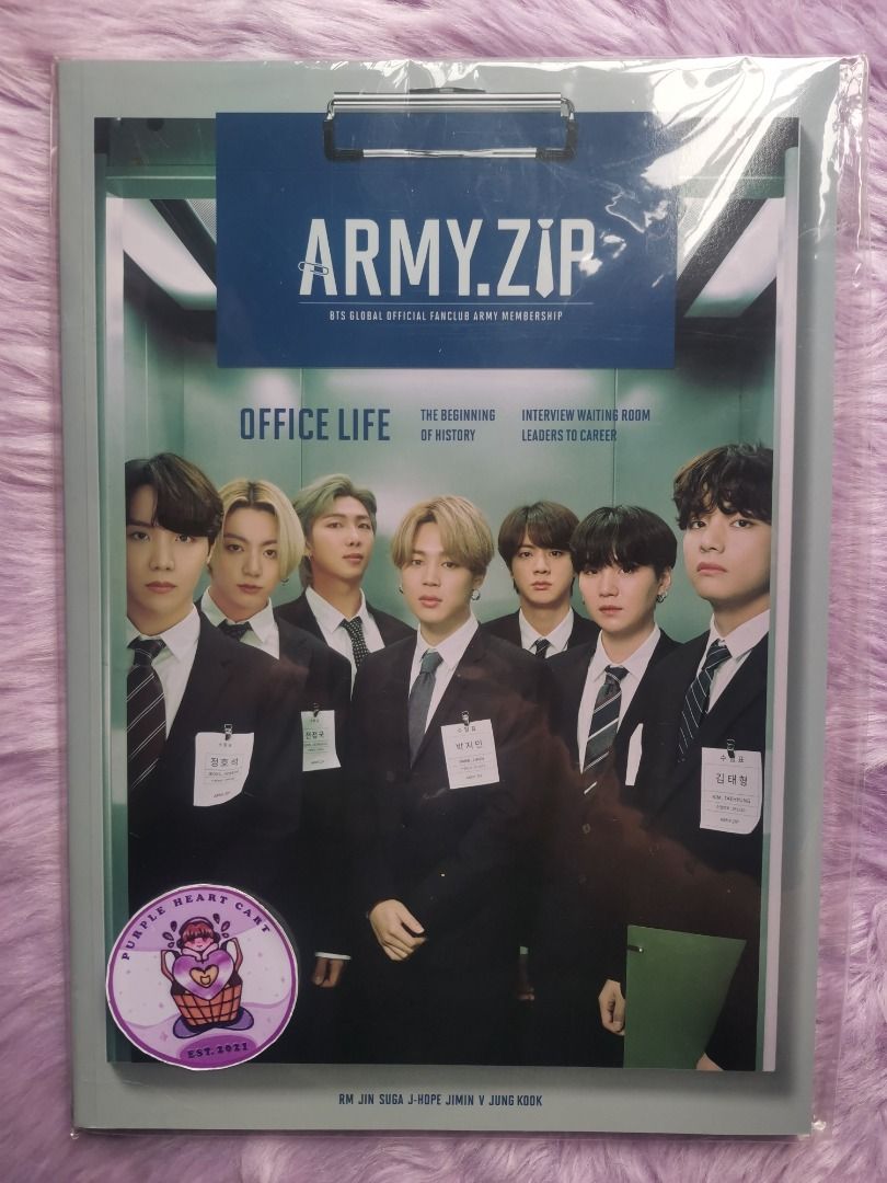 BTS ARMY KIT VOL 8 (UNSEALED) (Category: K-Wave Merchandise) located in Makati City. Submitted by phc19 (Listing ID 1316961923, Image 3). Description: 👀 PLEASE BASAHIN MUNA MAIGI BAGO MAGTANONG.👀 📌INCLUSIONS ✔ FILE RACK ✔ ARMY ZIP (PHOTOBOOK) ✔ MEMO PAD 📝 CLICK THE LINK BELOW TO ORDER ⬇️ 🔗 https://linktr.ee/purpleheartcart 🚫 NO HAGGLING / LOWBALLING OF PRICES. PRICES ARE FIXED. 🚫 NO COD 🚫 NO RUSH SHIPPING ✨ ONHAND AND OFFICIAL ✨ FLAWS/CON