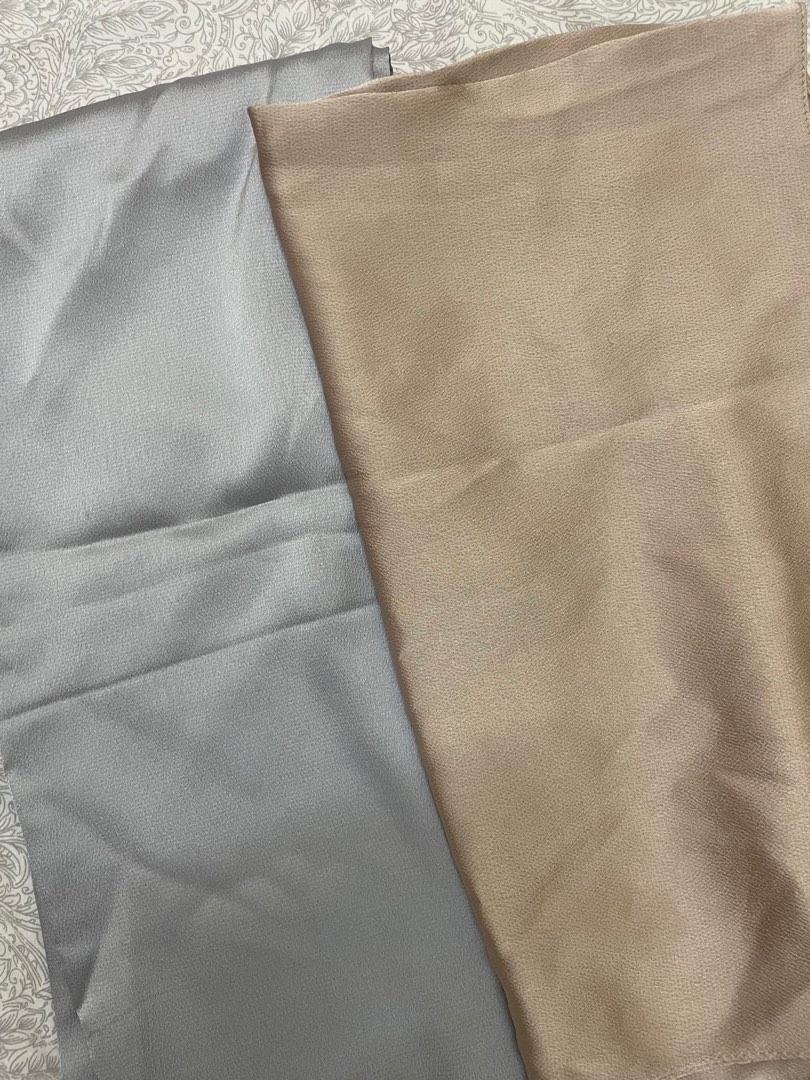 shawl bubble satin