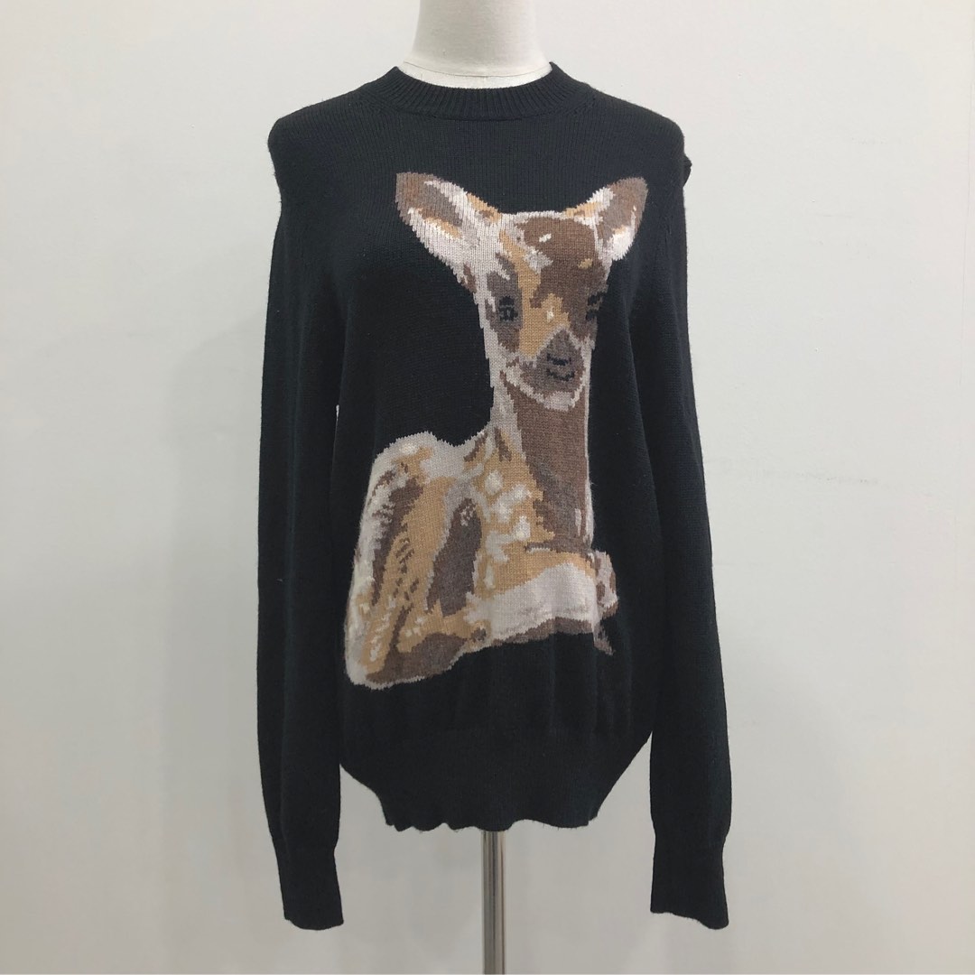 DISCOUNTED BURBERRY DEER 8026297 BLACK SWEATER CLOTHES 247038124