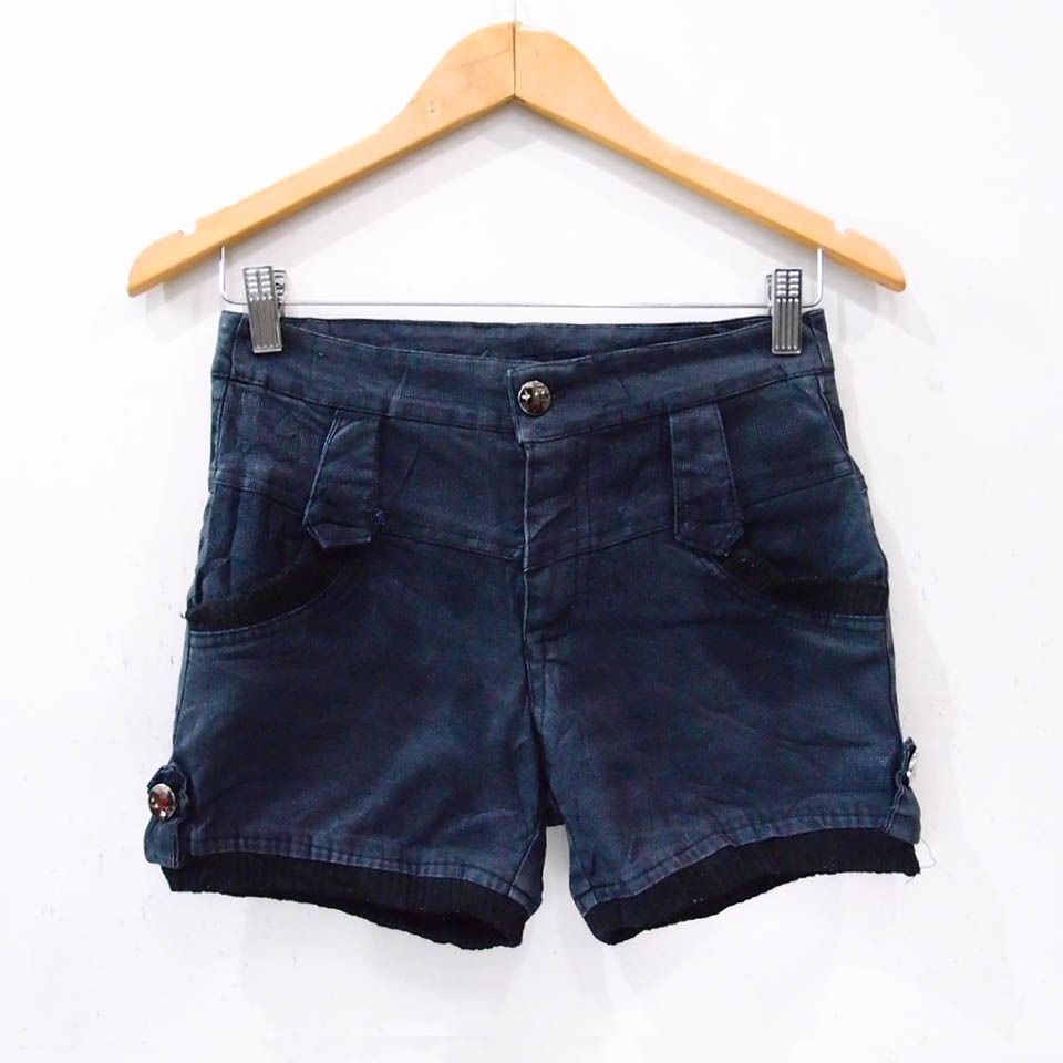 CG356 SIZE S M HIGHWAIST DARK GRAY HOTPANTS WANITA PRELOVED