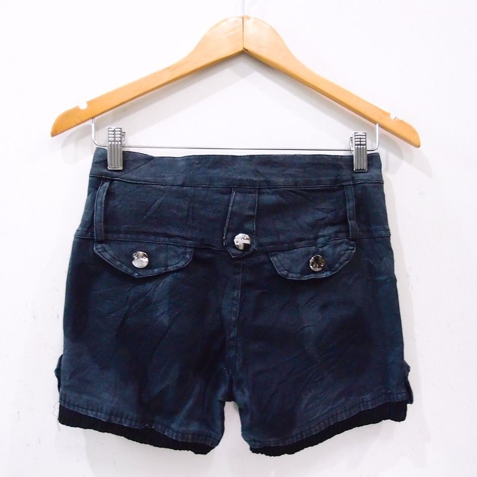 CG356 SIZE S M HIGHWAIST DARK GRAY HOTPANTS WANITA PRELOVED