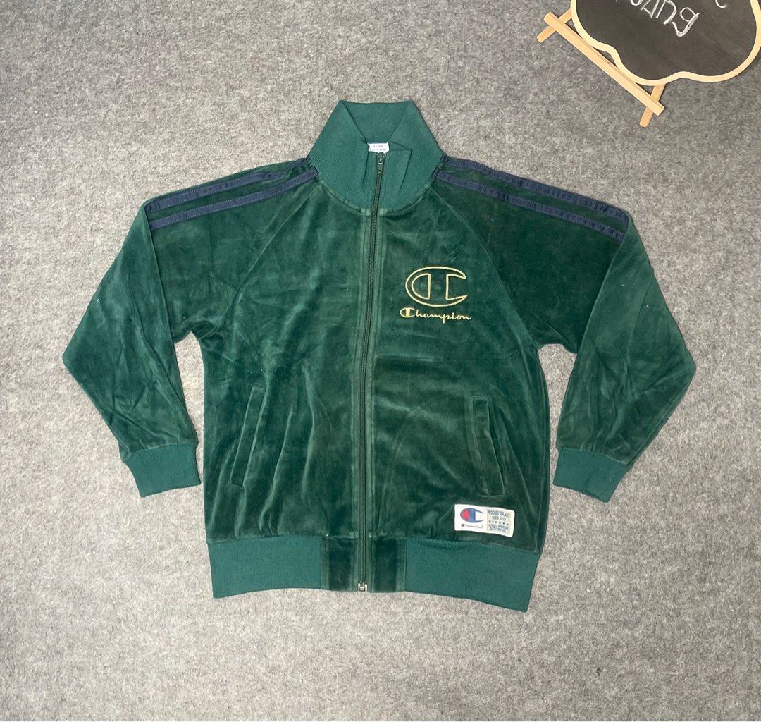 Champion Sweater Zipper Velvet Jacket Pit 19 Men s Fashion Coats Jackets and Outerwear on Carousell