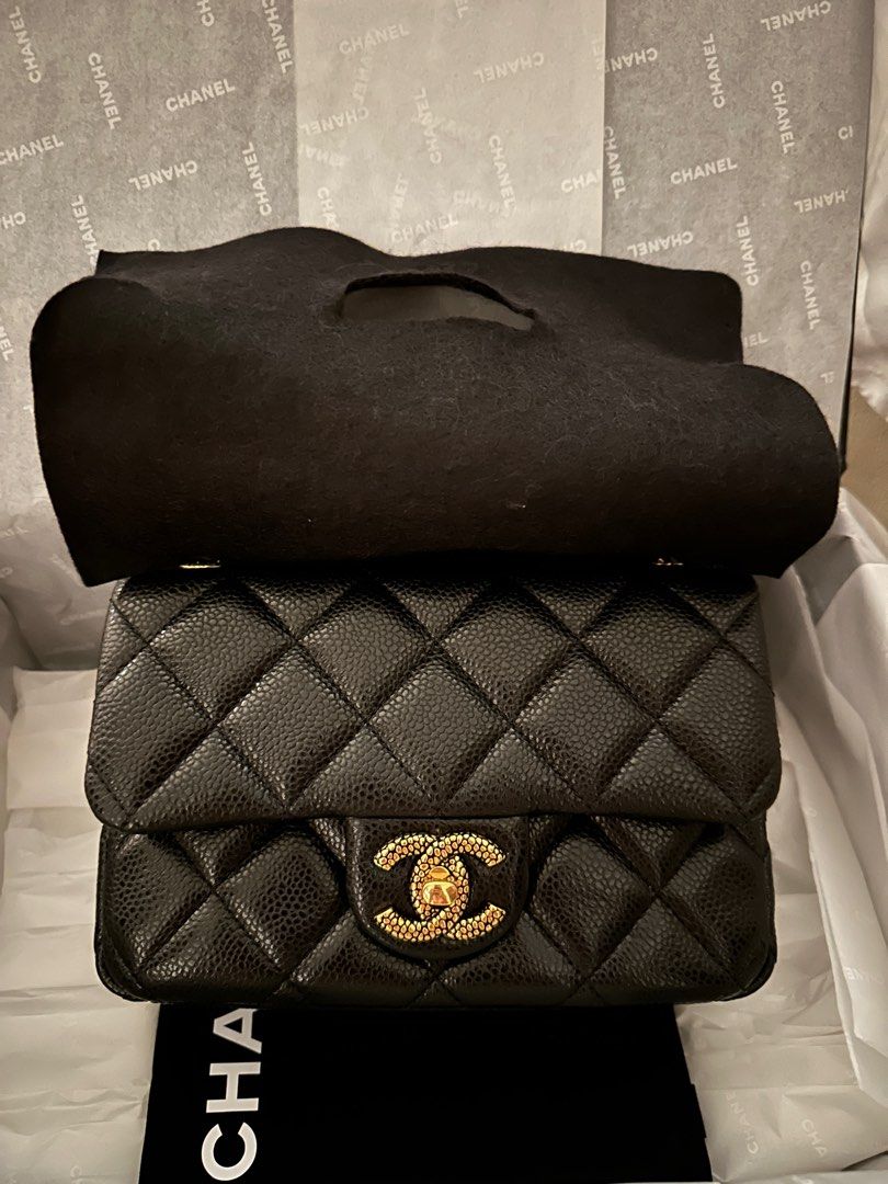 Chanel grained lambskin hotsell