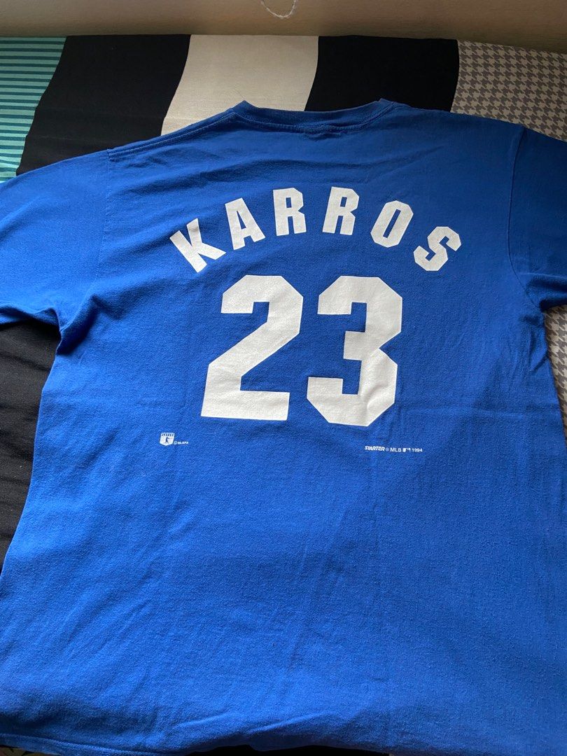 Classic dodgers shirt.. starter brand (Category: Tshirts & Polo Shirts ) located in Malabon City. Submitted by gee.03 (Listing ID 1317232844, Image 2). Description: For sale: Classic dodgers shirt, Eric Karros Starter brand (legit).
