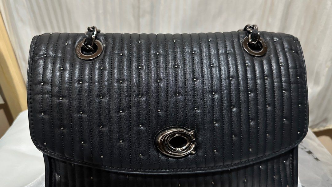 Coach Parker Croc Georgia Coach Bag Coach Parker Quilted Rivet Bag