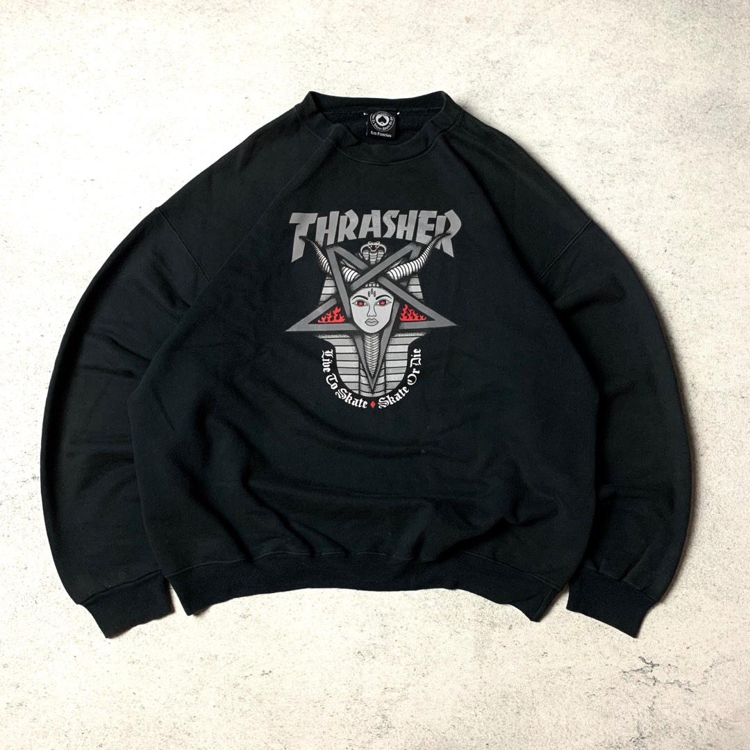 Sweater Thrasher 66 6th Thrasher Shirt 666 Top