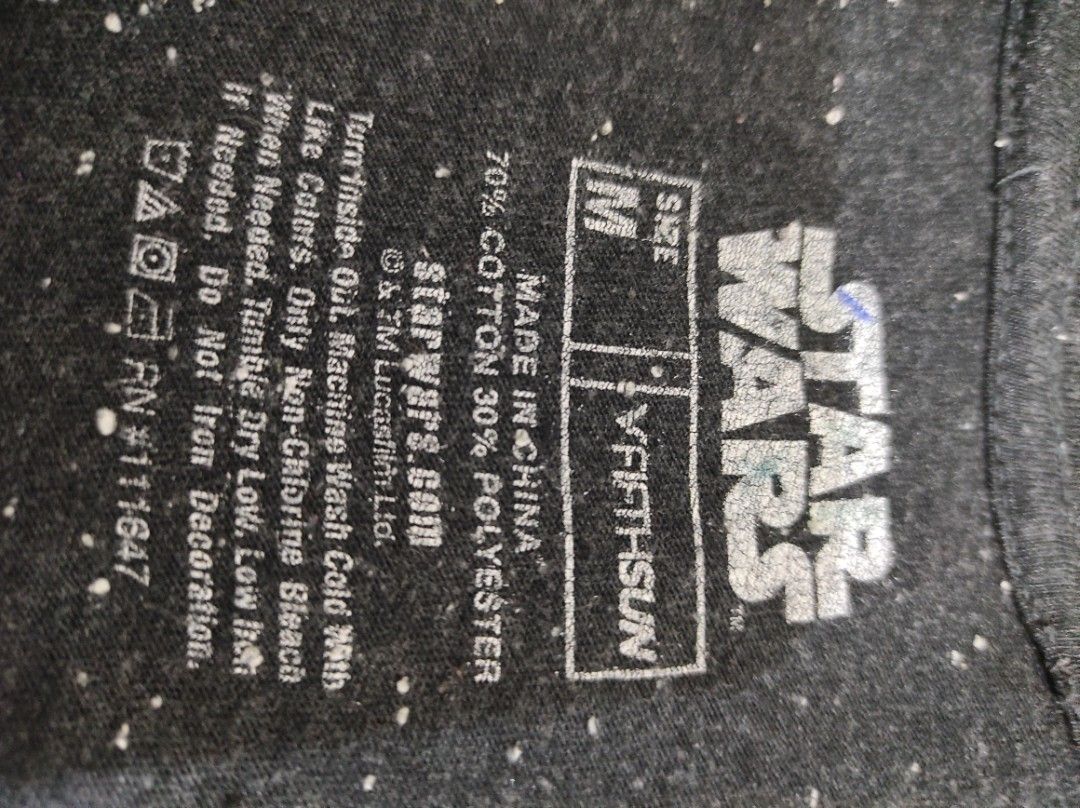 Death Star (Star Wars) (free shipping) (Category: Tshirts & Polo Shirts ) located in San Pablo. Submitted by macmaiamax (Listing ID 1317345804, Image 3). Description: Death Star shirt Medium on tag Length 27.5 Width 19 Very good condition.