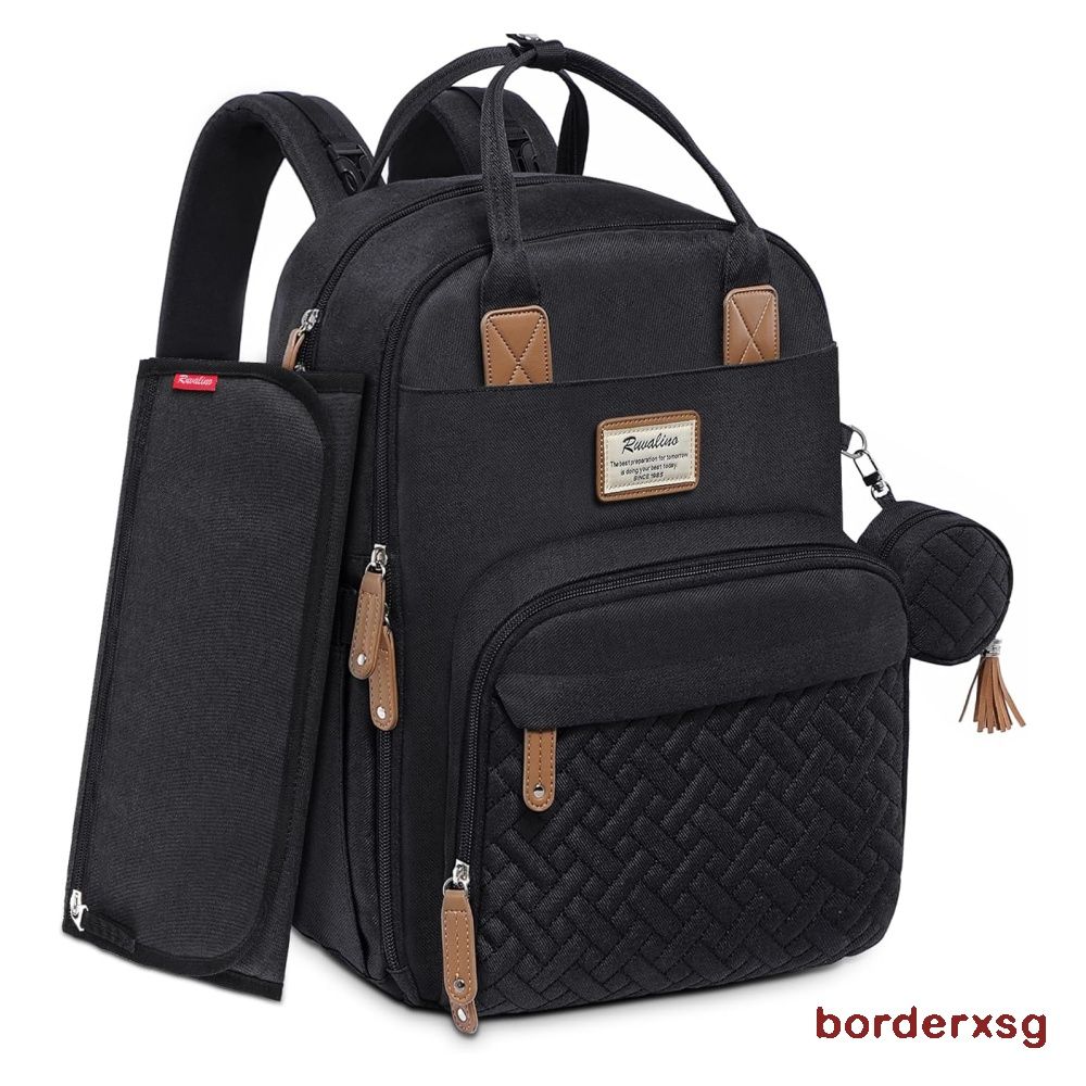 Diaper Bag Backpack, RUVALINO Neutral All-in-One Baby Bags for Boy