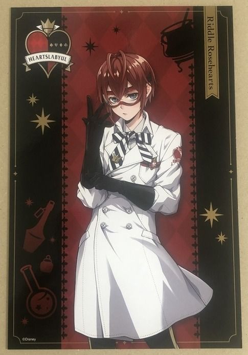 Disney Twisted Wonderland Postcard Alchemy - Heartslabyul - RIDDLE ...