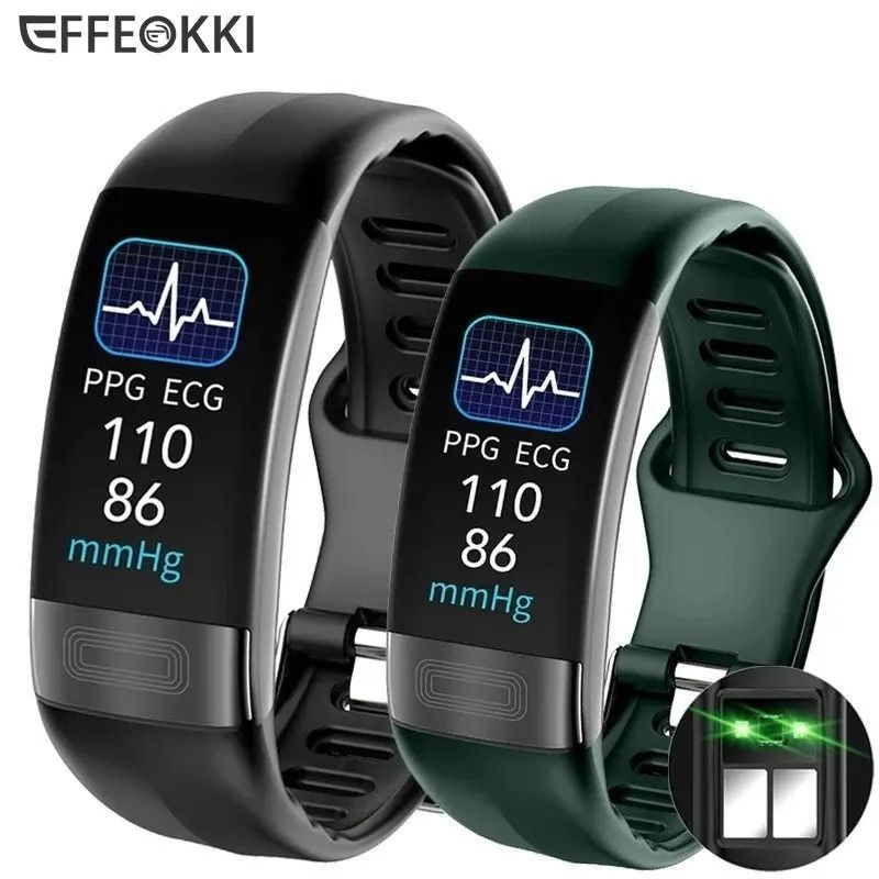ECG PPG Smart Wristband Fitness Tracker for Women Men Calorie Blood Pressure Waterproof Sport Smartband Health Smartwatch Carousell