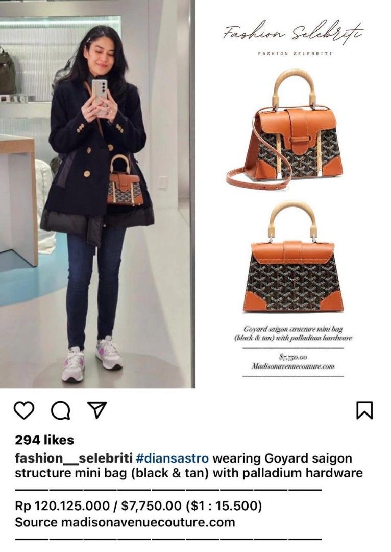 Fast Sale CHEAP DEAL NBU Goyard Structured Mini White 2023 Full set Nett Exclude ongkir Barang Mewah Tas Dompet di Carousell