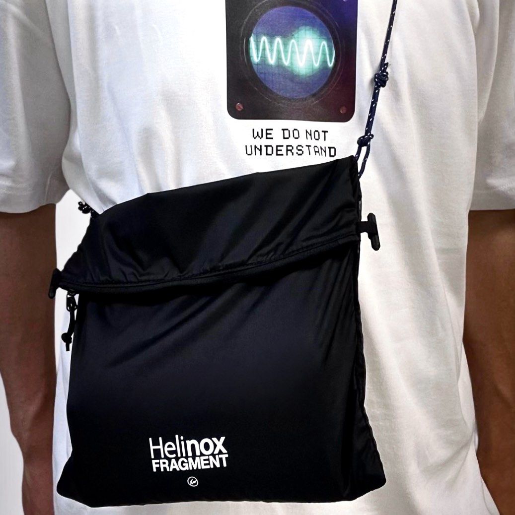 fragment design x Helinox Sacoche, 男裝, 袋, 腰袋、手提袋