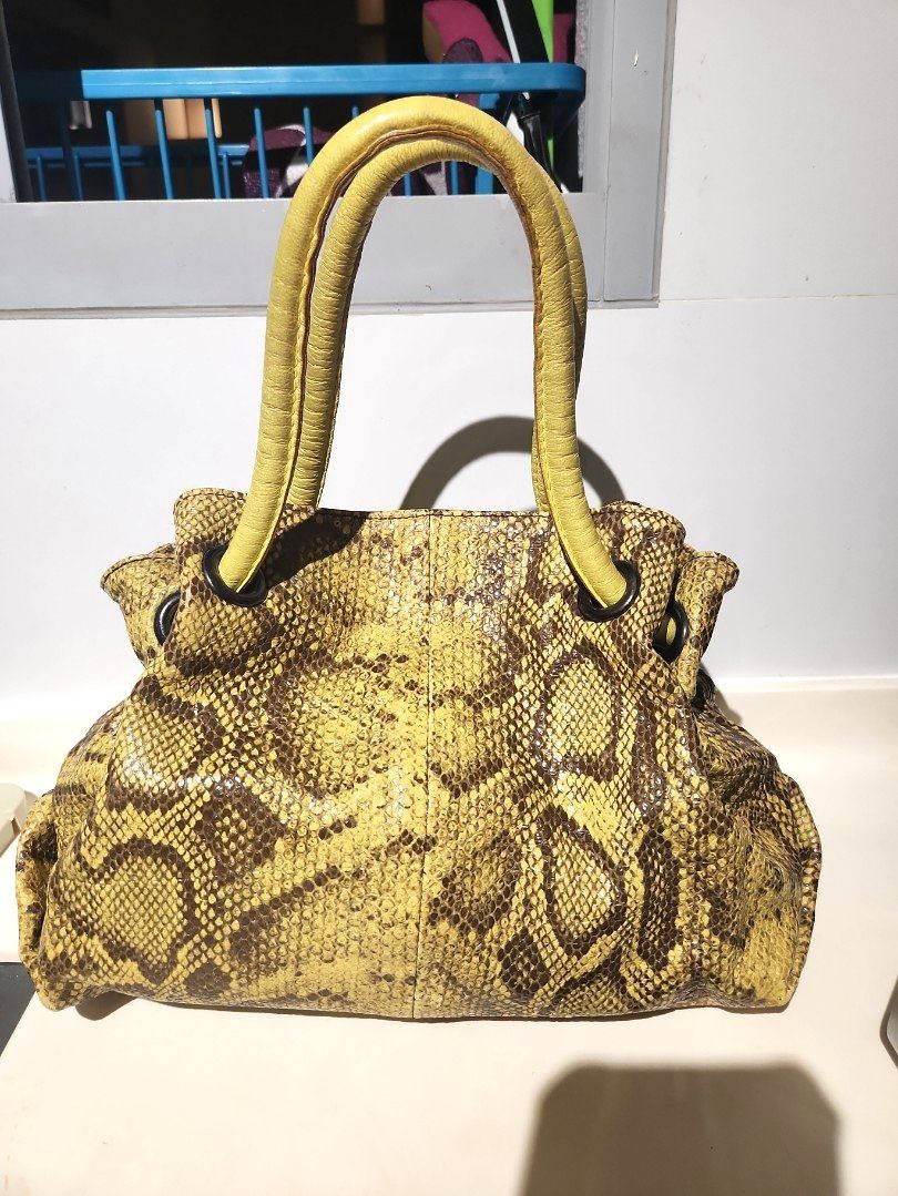 Furla Snake Print Cow leather Bag