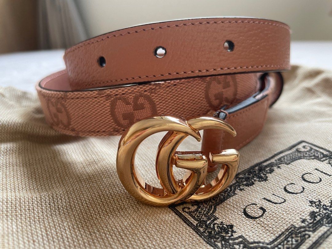 Canvas gucci belt women online