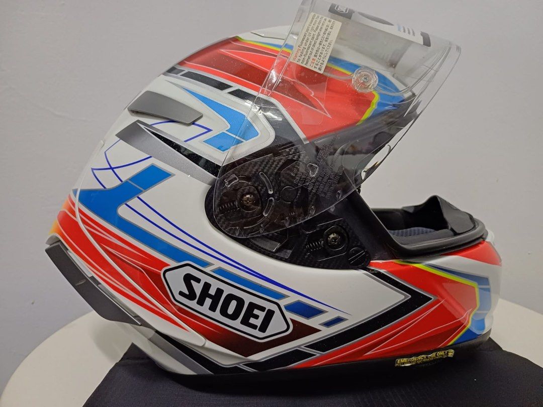 shoei x14 assail X-14 Rear Stabilizer The stabilizer is secured to the helmet with adhesive tape SHOEI X-14 Norick 04 TC-2