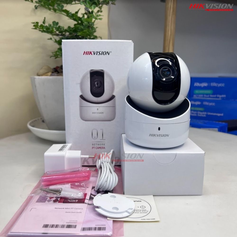 HIKVISION Q1 2MP Two way Audio Wireless Network Mini Pan/Tilt Camera (Category: Security Systems & CCTV Cameras) located in Cebu City. Submitted by wenceslaor64113 (Listing ID 1317198674, Image 2). Description: 2 MP Indoor Audio Fixed Cube Network Camera 2.8mm *No Memory Card Included - High-quality imaging with 2 MP resolution - Efficient H.264 compression technology - Clear imaging even with strong back lighting due to DWDR technology - Up to 1