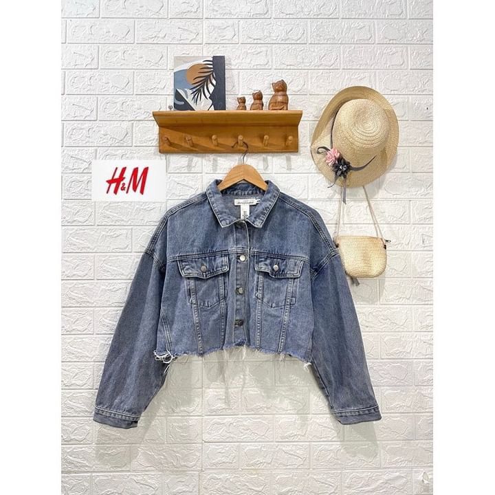 Jaket jeans wanita h&m store