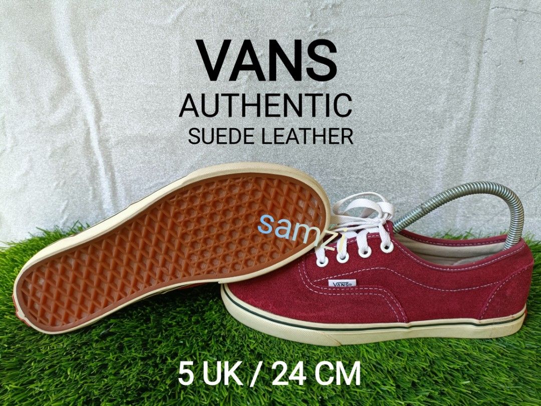 Kasut Vans Authentic suede leather