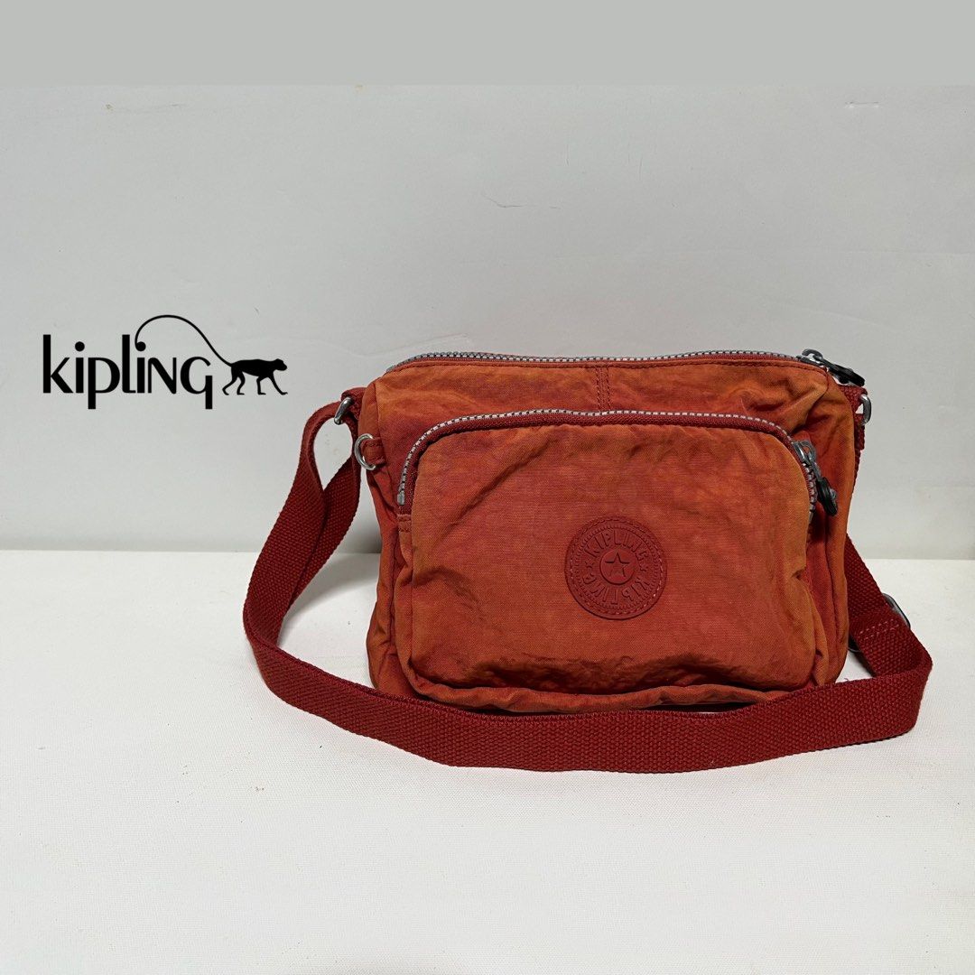 Kipling Reth Orange Shoulder Bag Women s Fashion Bags Wallets Cross body Bags on Carousell