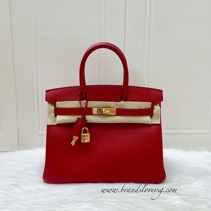 ✖️SOLD✖️ Hermes Birkin 30 in Rouge Casaque Epsom Leather and
