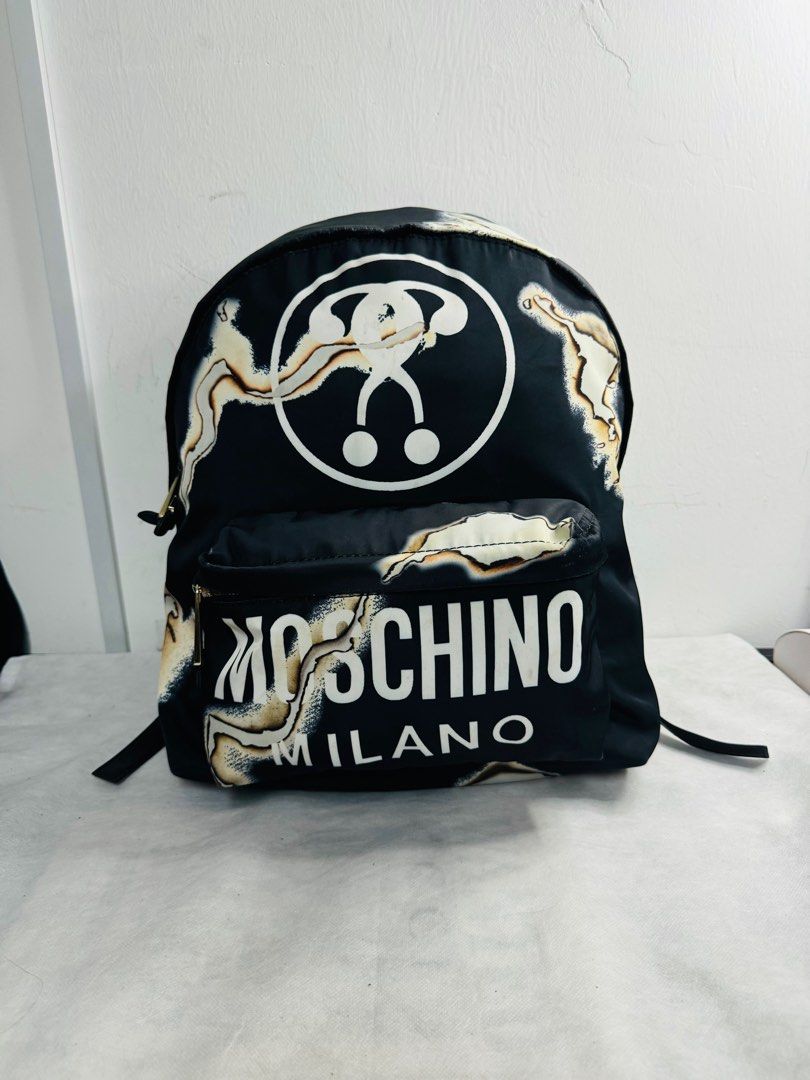 MOSCHINO Couture X Jeremy Scott Burnt Effect Backpack Unisex L